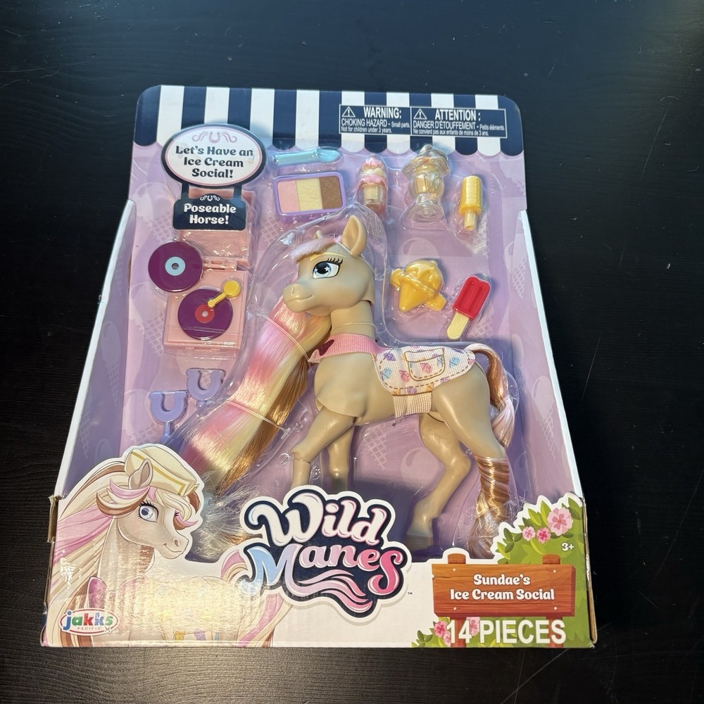 Wild Manes Horse Toy Sundae's Ice Cream Social Pony NEW